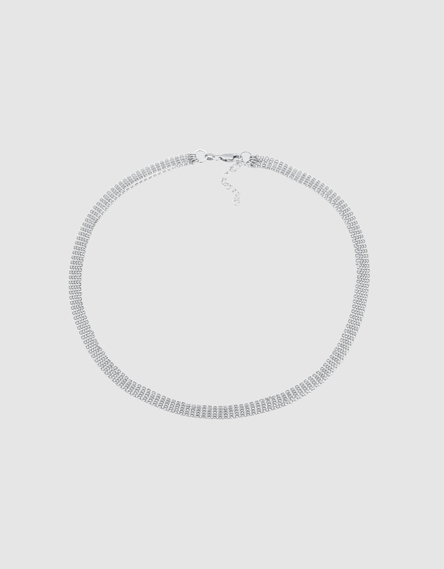 Elli Jewelry - Links Choker Necklace in 925 Silver