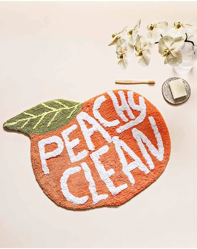 Miss April - Peach Bath Mat