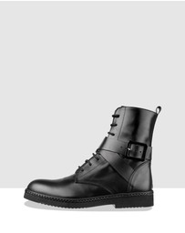 Habbot - Razzi Flat Ankle Boots