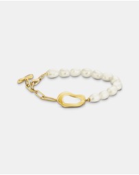 THOMAS SABO - THOMAS SABO Bold Pearl Bracelet in Gold