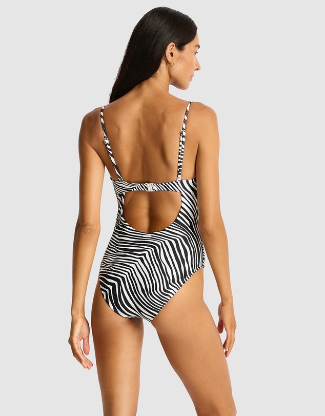 Sea Level Australia - Zebralis Balconette Bra One Piece
