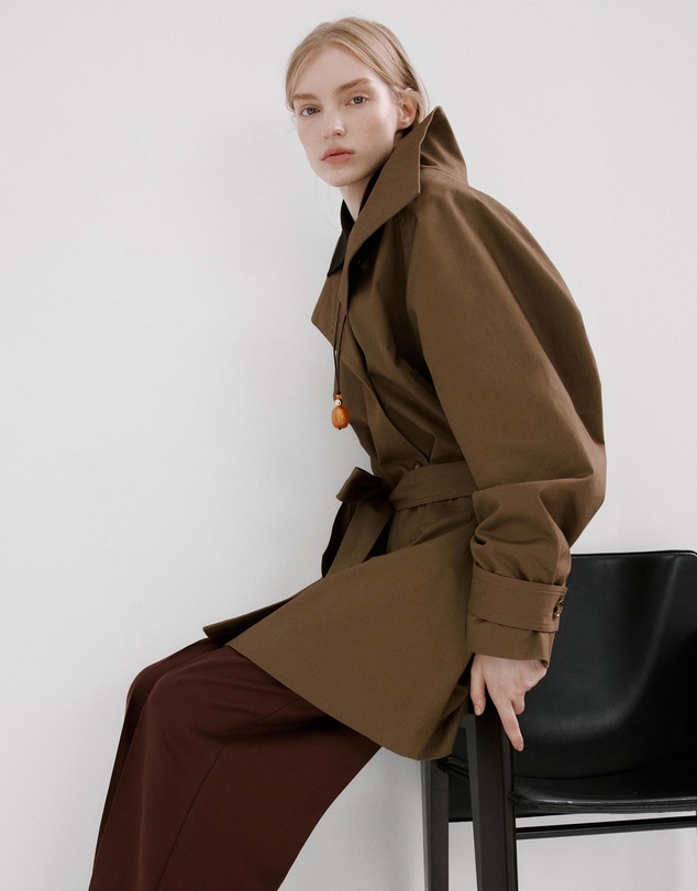 M.N.G - High-Waisted Lyocell Trousers