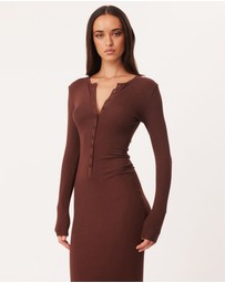 SNDYS - Henley Maxi Dress