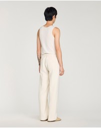 Sandro - Large Jersey Pants