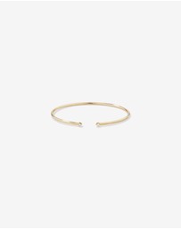 Michael Hill - Diamond Torque Bangle in 10kt Yellow Gold