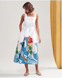 Binny - Hang Ten Midi Dress