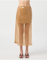 Third Form - Reflection Sequin Midi Skirt