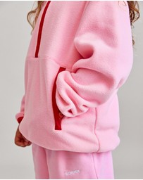 Sonnie - Lini Fleece - Baby Pink/ Red