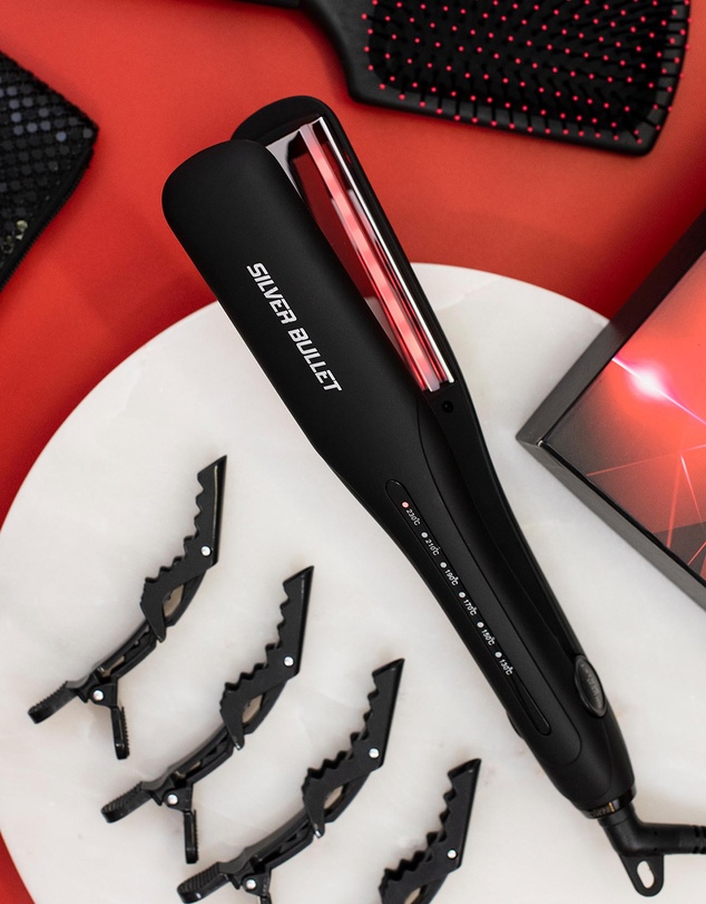 Silver Bullet - Silver Bullet Elysium 230C Titanium Infrared Heat Straightener Wide - 38Mm