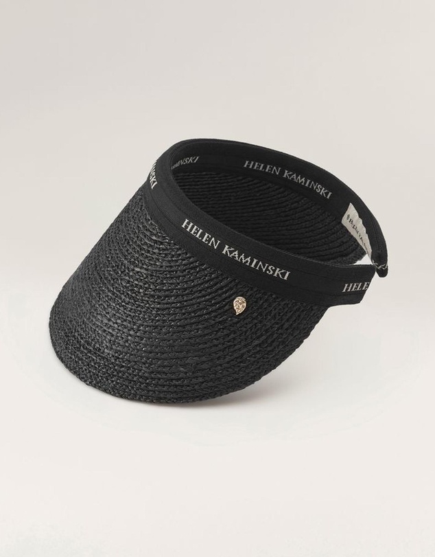 Helen Kaminski - Bianca 12 Raffia Logo Visor