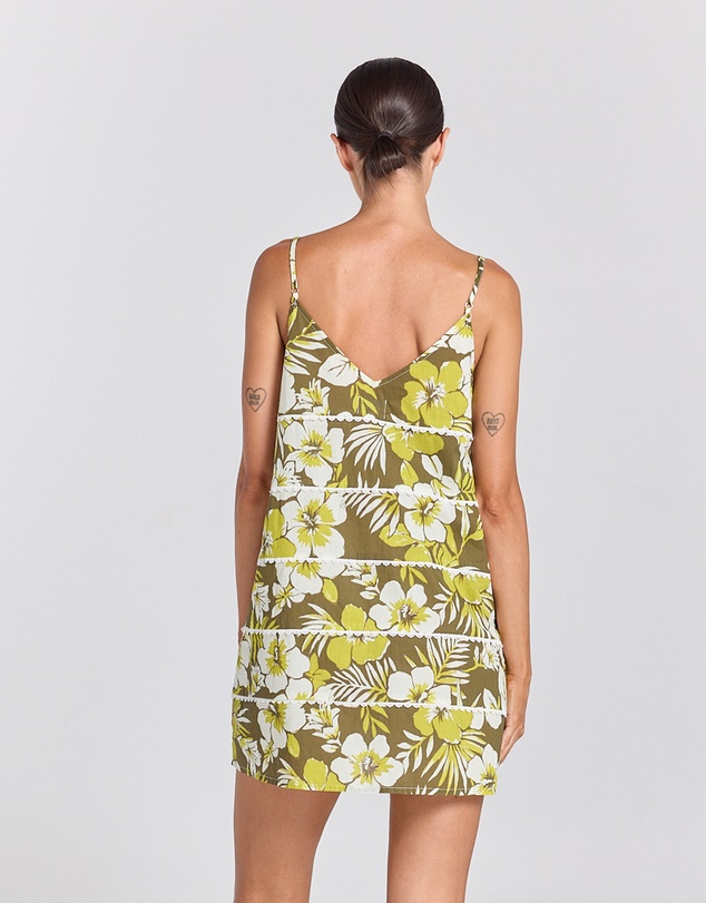 Poolside Paradiso - Miami Summertime Dress in Midori