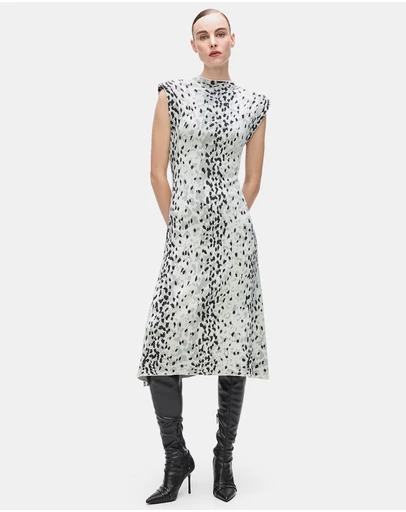 Karl Lagerfeld - Snow Leopard Knit Dress