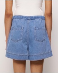 AERE - Denim Drawcord Shorts