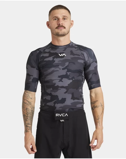 RVCA - Mens Sport Short Sleeve Rash Vest