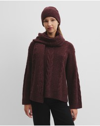 Country Road - Cable Scarf