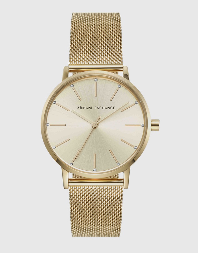 Armani Exchange - Gold-Tone Women's Analogue Watch