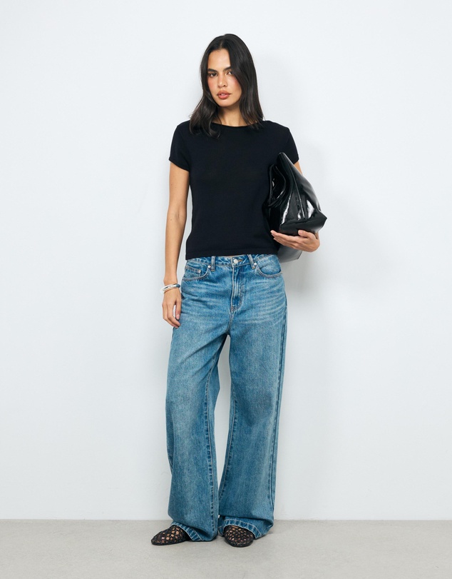 AERE - Lee Organic Cotton Knit Top