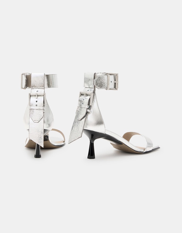 AllSaints - Noir Low Sandals