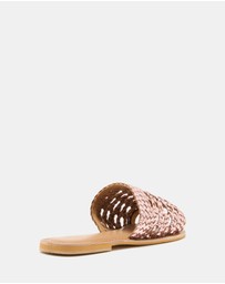 Just Because - Kannada Leather Flat Sandals