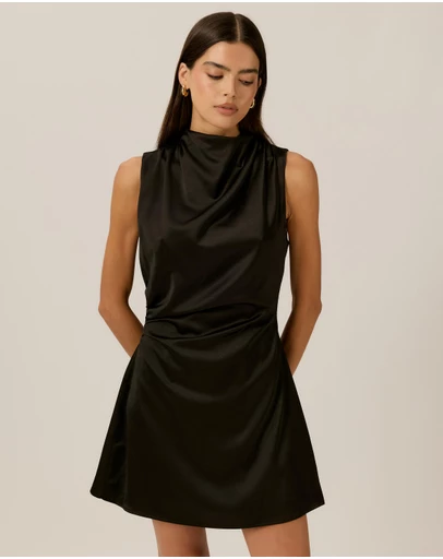 Tussah - Cowl Neck Mini Dress
