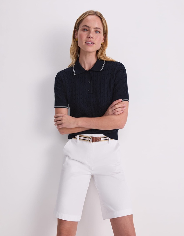 Sportscraft - Chiffon Cotton Cable Polo