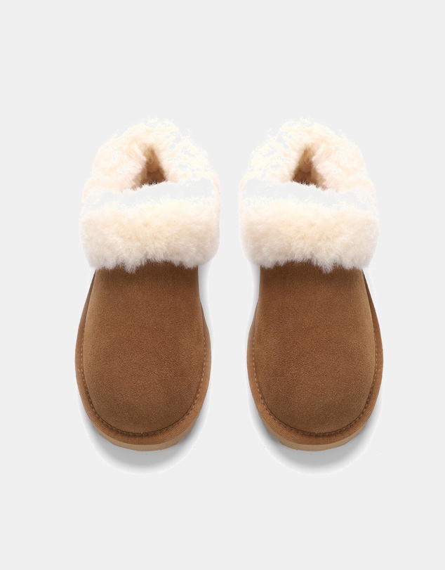 AusWooli Ugg Boots - Coogee Sheepskin Cozy Ankle Slippers
