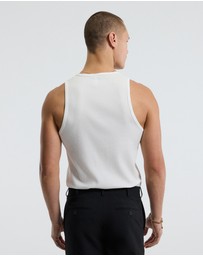 Calibre - Ribbed Tank White
