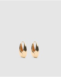 Seed Heritage - Sculptural Teardrop Hoop