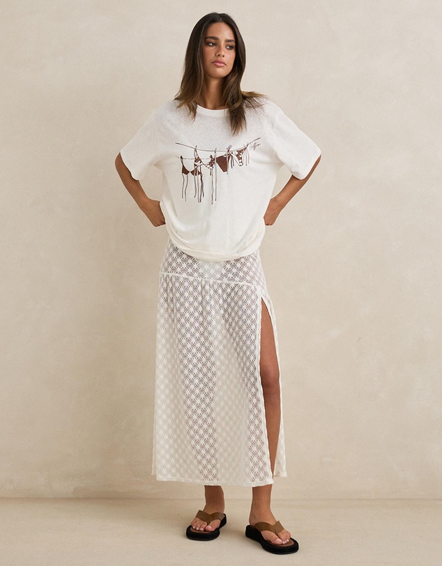 Rhythm - Gigi Lace Maxi Skirt