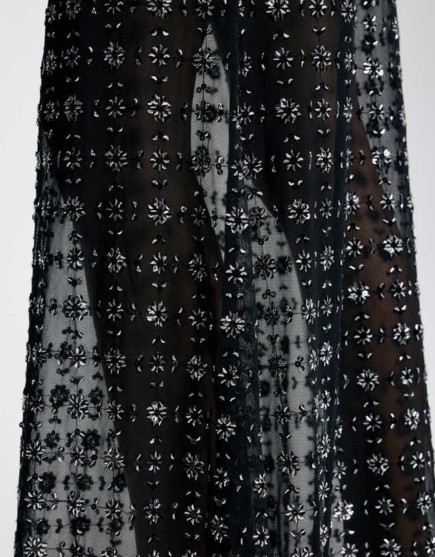 Lover - Isadora Sequin Sheer Maxi Skirt