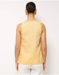 AERE - Noa Linen Top