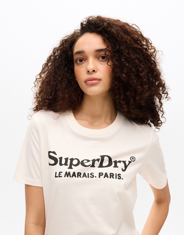 Superdry - Venue Metallic Graphic Tee
