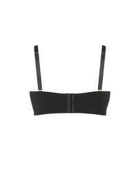 City Chic - Plus Size Luxe Microfibre Strapless Bra - black