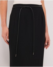 Calli - Mila Crepe Midi Skirt