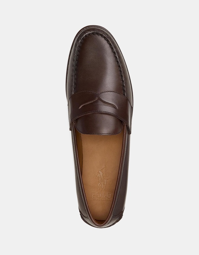 Polo Ralph Lauren - Alston Burnished Leather Penny Loafers - Men's