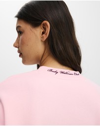 Cotton On Body Active - Plush Graphic Crew Sweatshirt