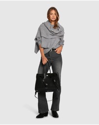 Belle & Bloom - Wrap Me Up Scarf Sweater