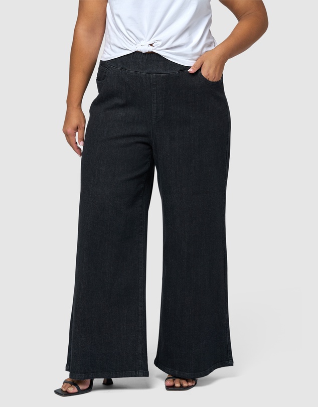 Indigo Tonic - Luxe Wide Leg Comfort Waist Jean