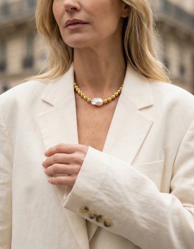 Izoa - Maia Pearl Necklace