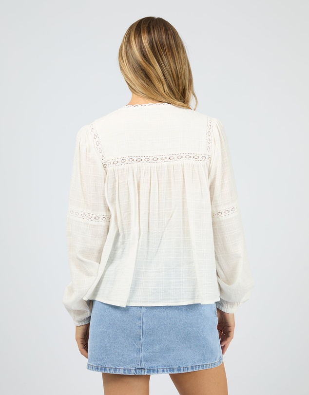 All About Eve - Lark Shirt Vintage White