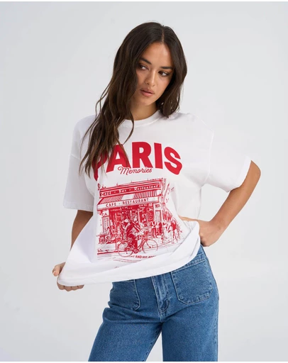 ONLY - Vivvi Printed Cotton T-Shirt