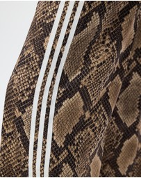 adidas Originals - Satin Snake Print Wide Leg Track Pants - ICONIC EXCLUSIVE