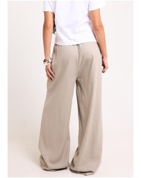 Subtitled - Hideaway Linen Wide Leg Pants