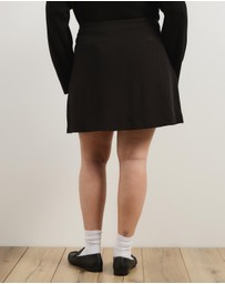 Atmos&Here Curvy - Ayla Wrap Tailored Skirt
