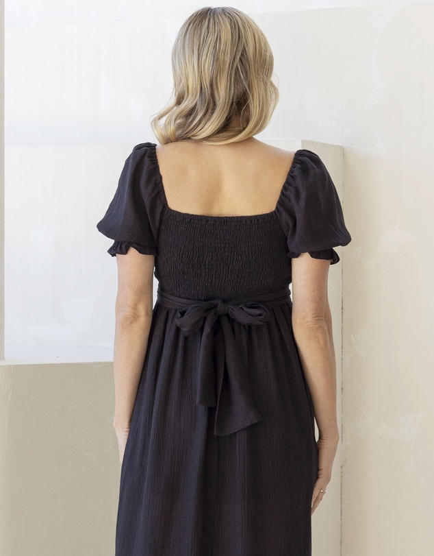 Angel Maternity - Fabia Reversible Tie Maternity Dress