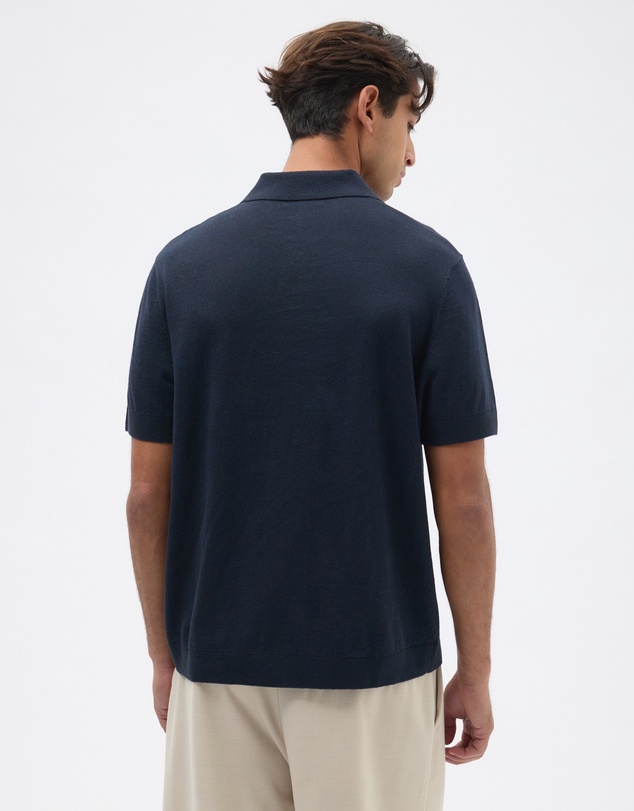 AERE - Linen Blend Knit Shirt