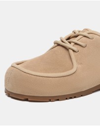 EVERAU - EverAU Ugg Brandon Cow Suede Upper Loafer Oxfords Flats