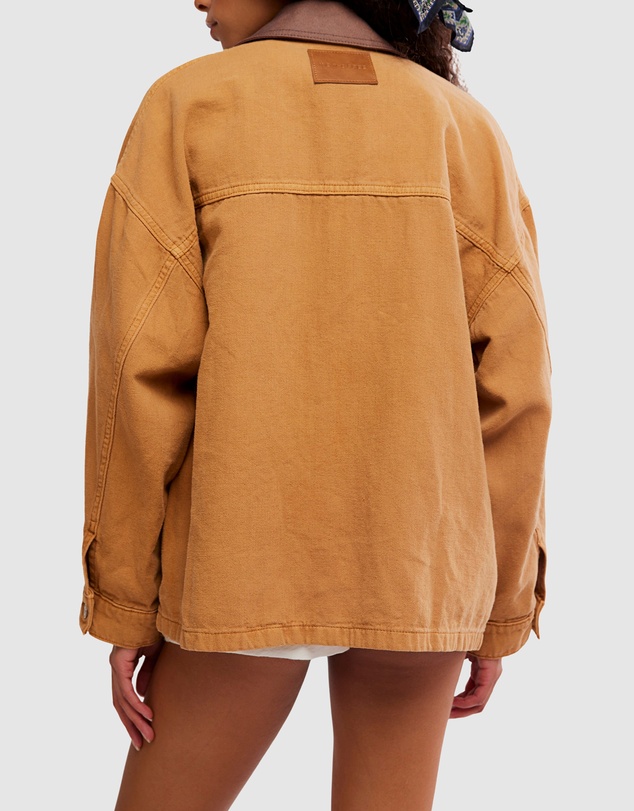 Free People - Lemon Denim Jacket