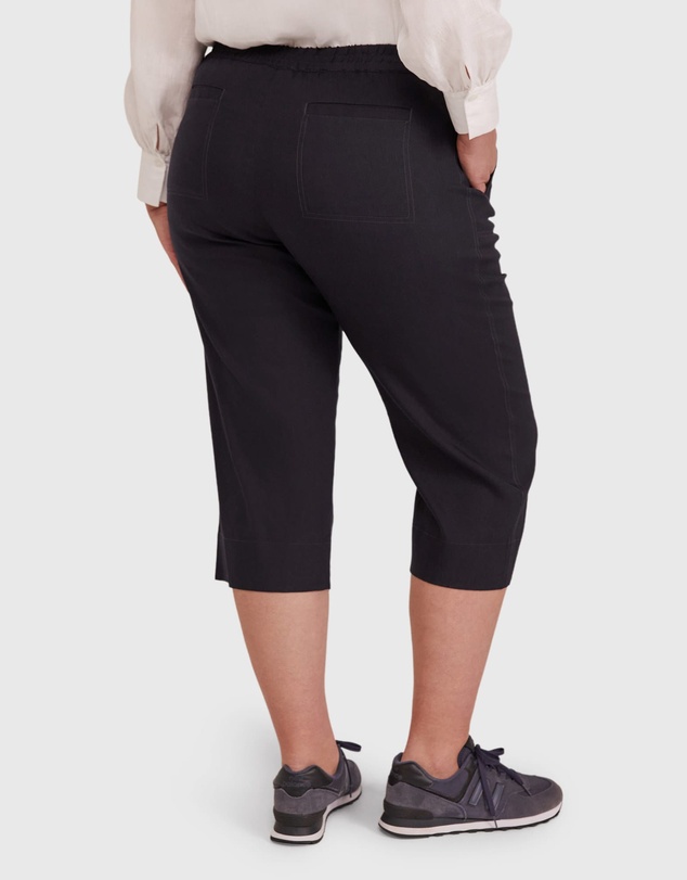 Sportscraft - Rosa Crop Linen Pant