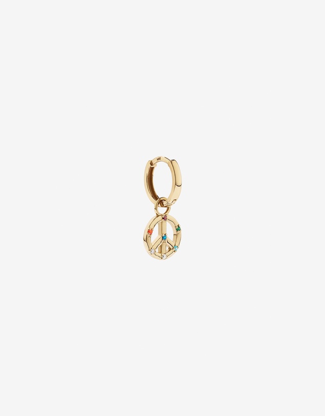 Michael Hill - Peace Earring Charm in 18Kt Vermeil with Cubic Zirconia